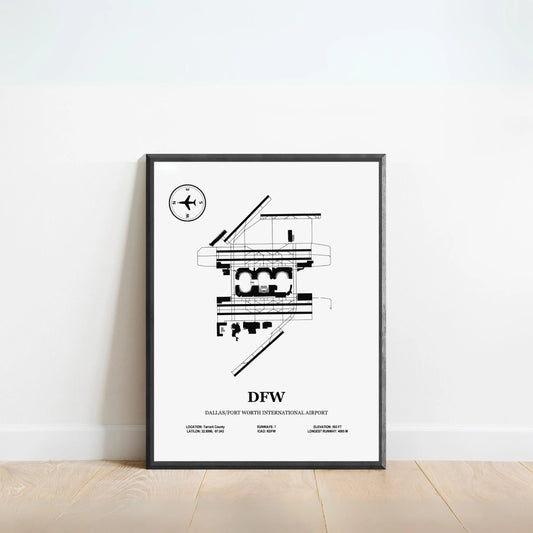 DFW – Dallas Fort Worth International Airport Map