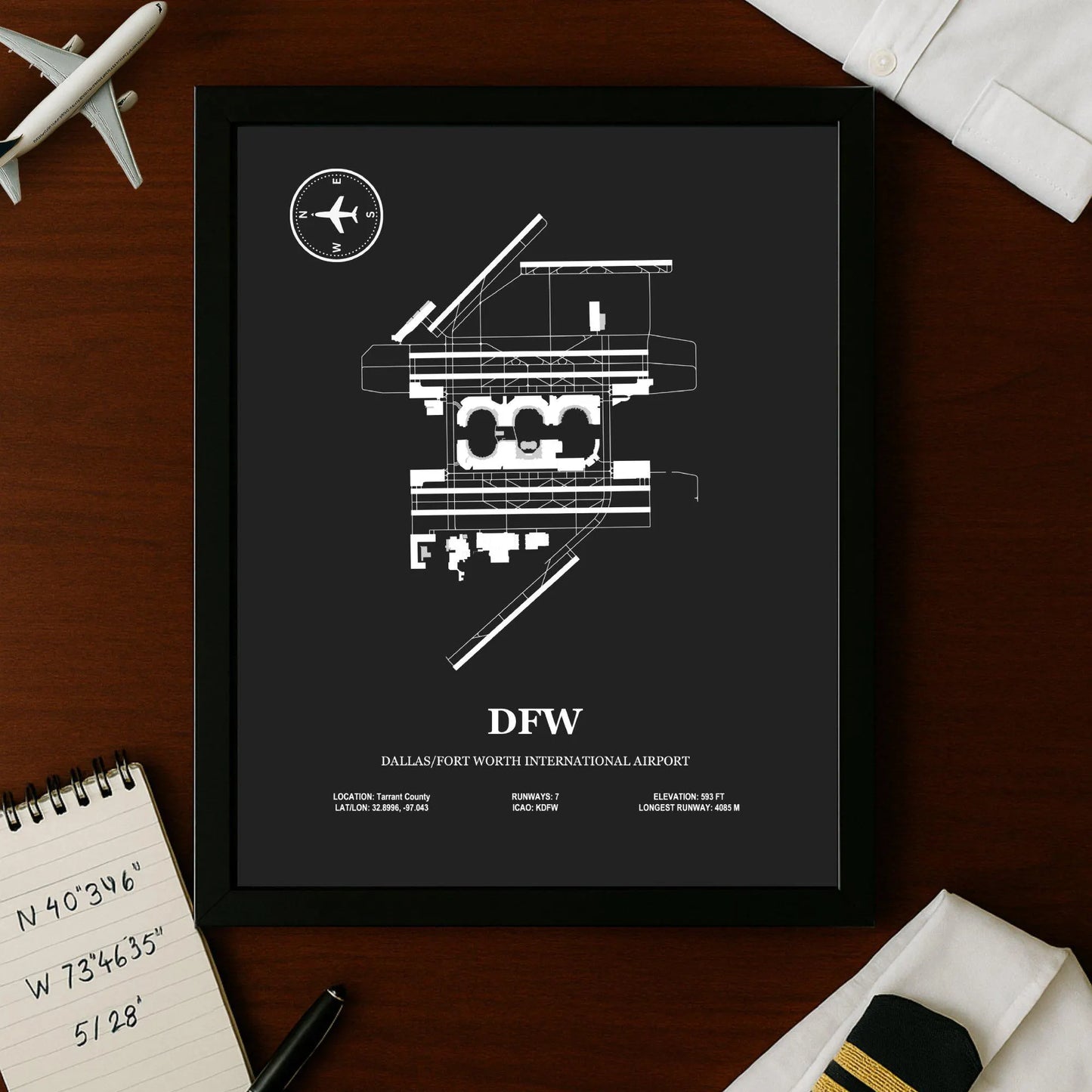DFW – Dallas Fort Worth International Airport Map